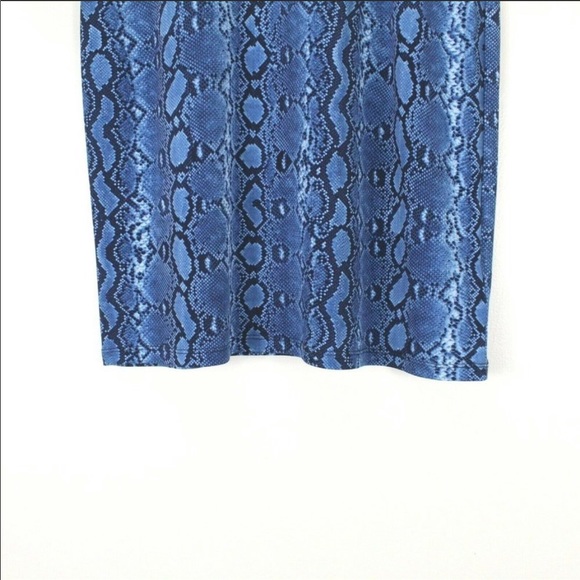 Michael Kors 3/4 sleeve snake print dress - Picture 4 of 6